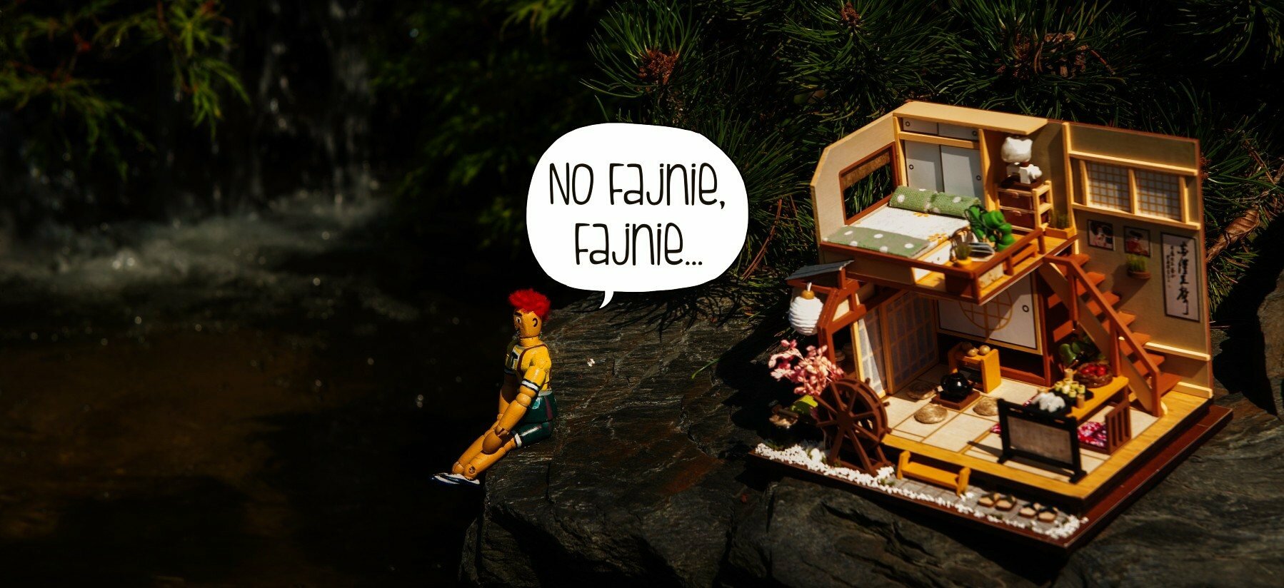 miniaturowe domki dla lalek z Tyciludkiem